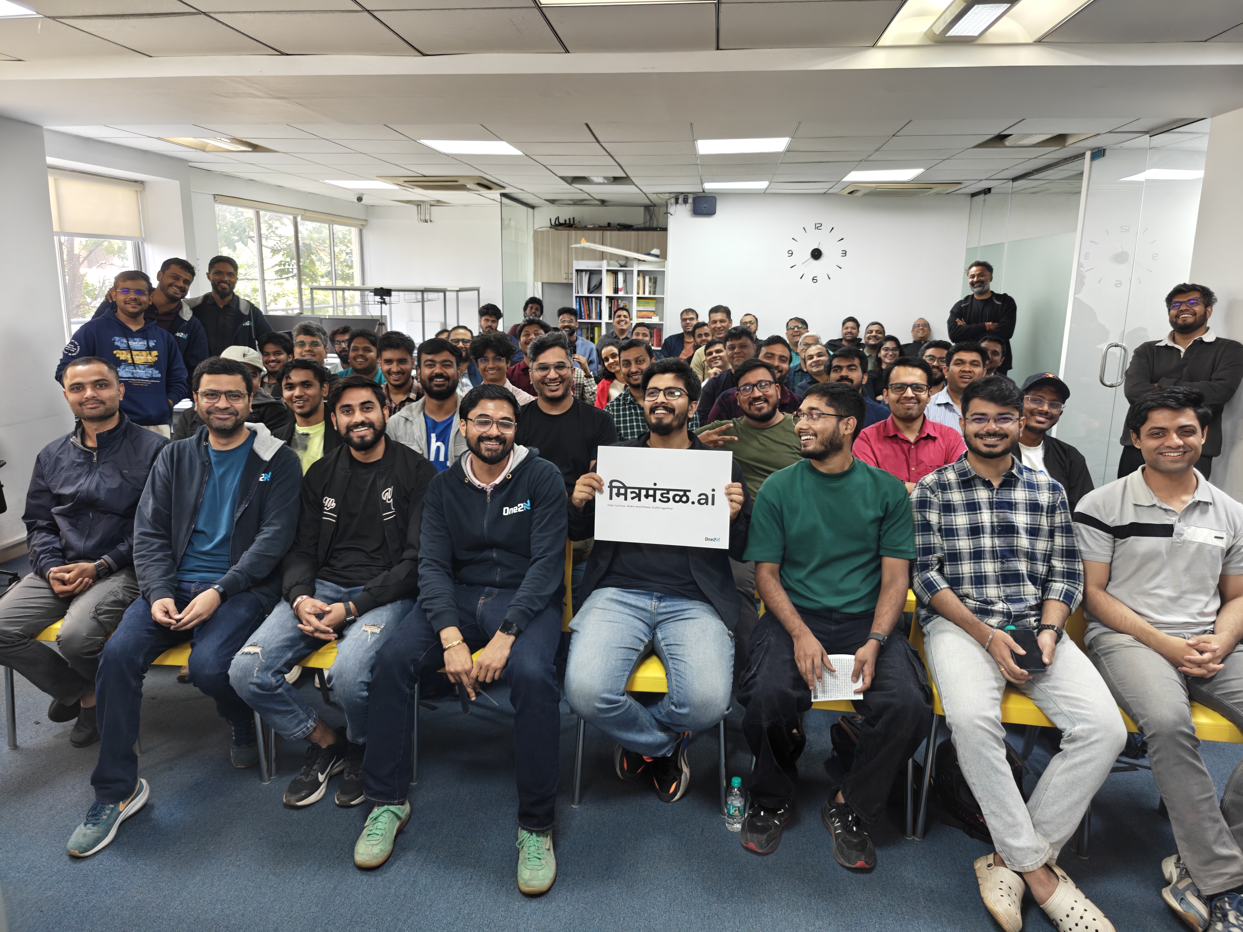 mitramandal.ai meetup group photo - dec 6